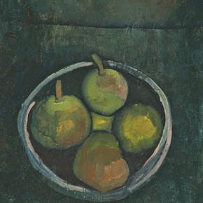 Paul Klee – Apple & Red Onion Sauerkraut with Wiener Schnitzel