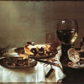 Willem Claesz Heda - Plum & Blackberry Streusel Pie