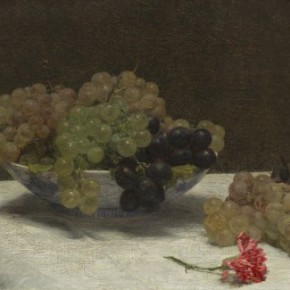 Henri Fantin-Latour - Baked Cheesecake with Sugared Grapes