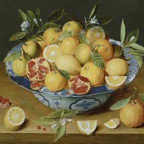 Jacob van Hulsdonck - Orange & Almond Cake with Pomegranates & Poppy Seeds