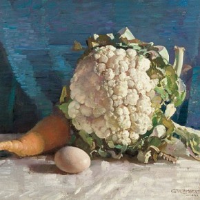 George Lambert - Pan-fried Buttered Cauliflower with a Poached Egg