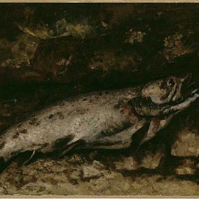Gustave Courbet - Smoked Trout Smørrebrød